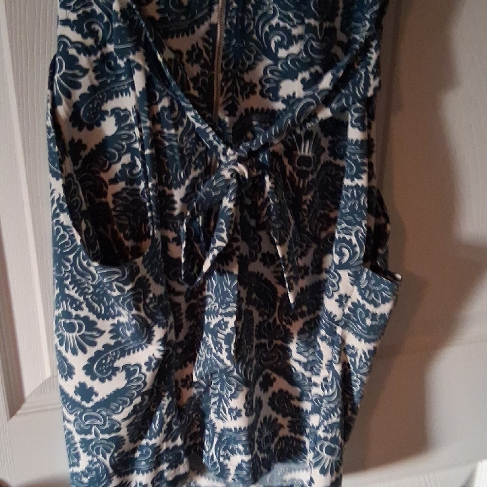 nomi Blue and White Floral Maxi Dress - Picture 5 of 5